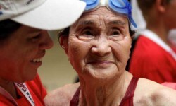 La japonesa de cien años que batió un récord. Foto: Pantip.com