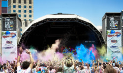 The Color Run by Desigual 2015 en Barcelona, 7 de junio.