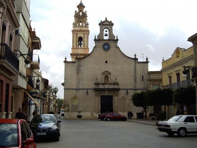 Iglesia de Santa María Magdalena, en Sollana. Foto: Pueblos-de-espana.org