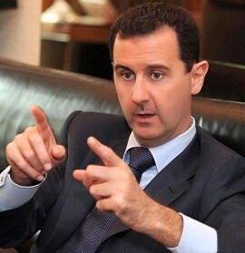 El dictador Bashar Al Assad.