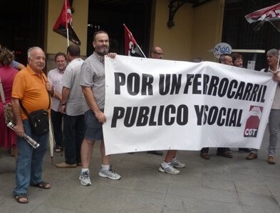 Jornada de huelga convocada por CGT. (Foto-Antonio Pérez Collado, secretario de Acción Social CGT-PV).