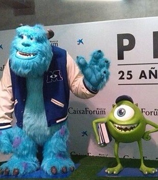 La exposición presentaba un recorrido por los principales largometrajes que ha producido Pixar.