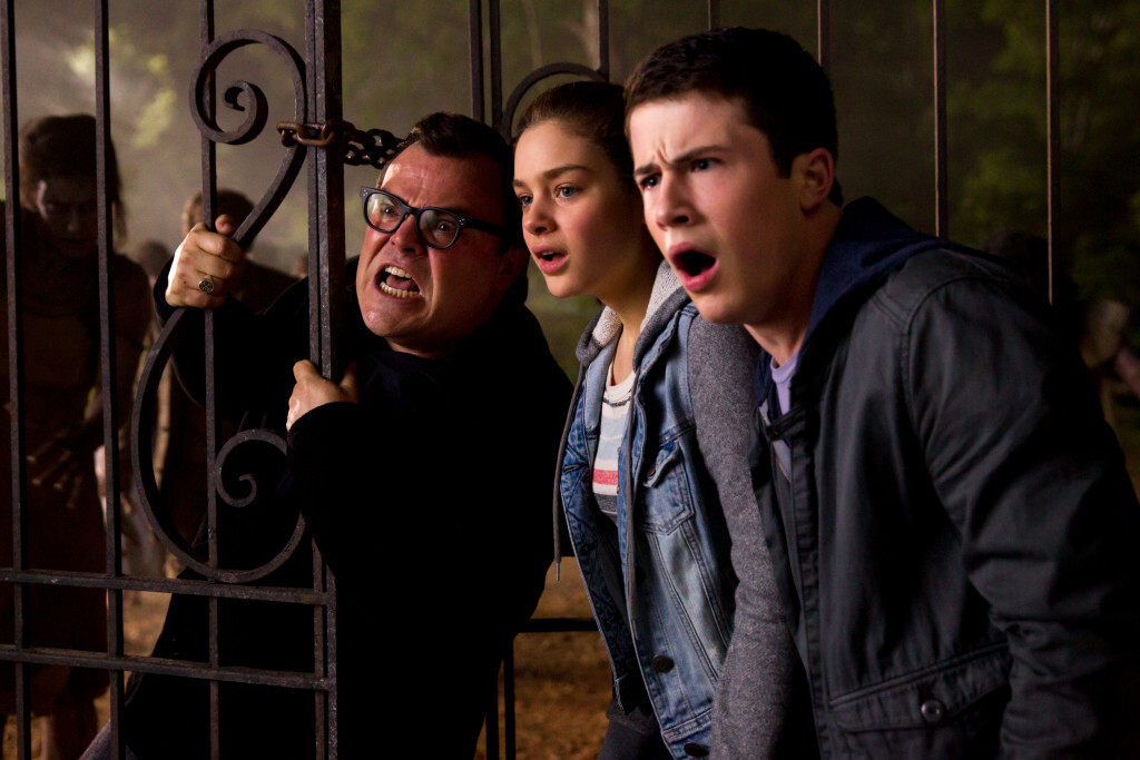 The foursome are surrounded by Ghouls