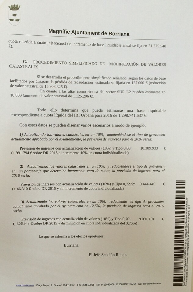 Propuesta técnica IBI Burriana