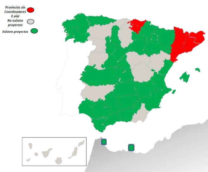 DISTRIBUCIÓN GEOGRÁFICA DE LOS CAMINOS ESCOLARES