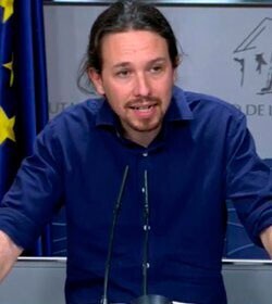 Pablo Iglesias en rueda de prensa.