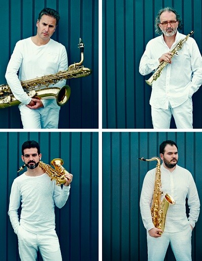 El cuarteto de saxofones Sigma Project.