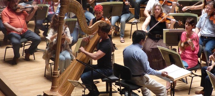 Ensayo de Xavier de Maistre y Long You. (Foto-Inma Romeu).