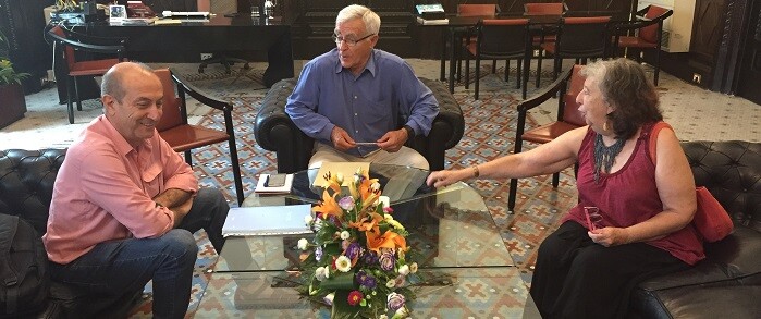 Joan Ribó se reunió con la Asociación vecinos de Natzaret.