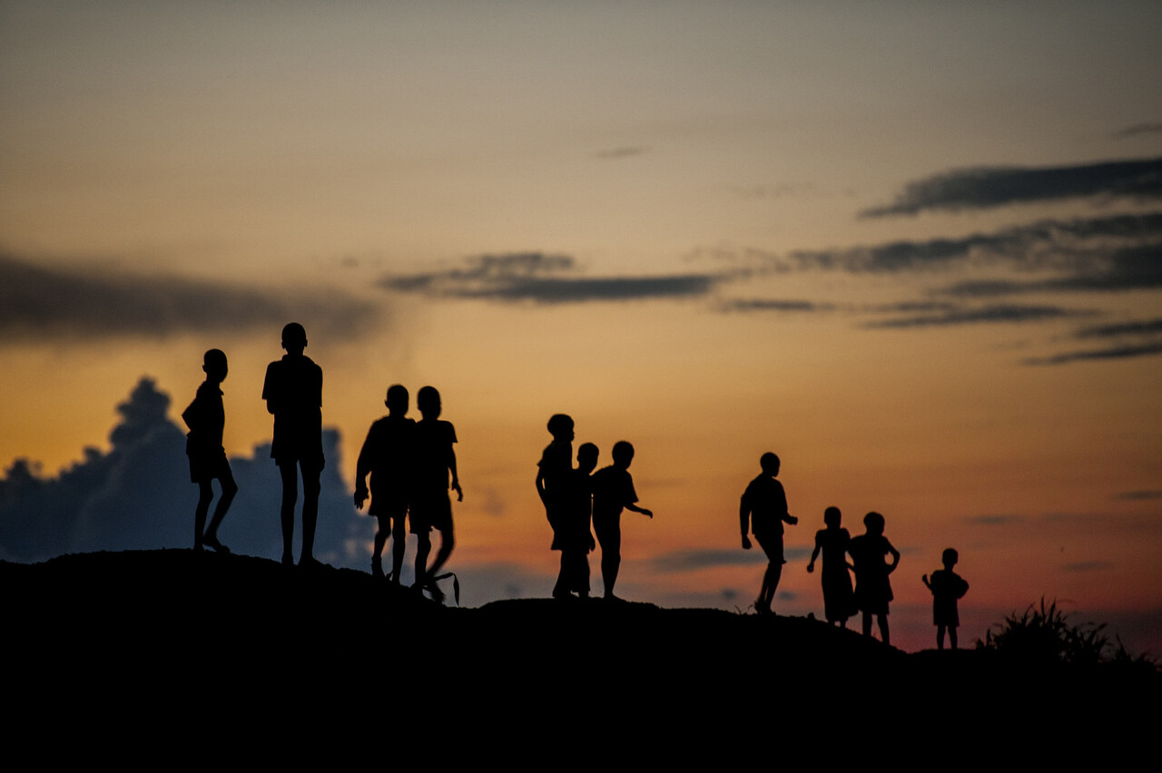 On 14 August 2016 in the Protection of Civilians (POC) site near Bentiu, in Unity State, South Sudan, children play at dusk. Since the beginning of 2016, more than 650 children have been recruited into armed groups in South Sudan. Fearful that renewed conflict could put tens of thousands of children at ever greater risk, UNICEF called for an immediate end to recruitment and the unconditional release of all children by armed actors. An estimated 16,000 children have been recruited by armed groups and armed forces since the crisis in South Sudan first began in December 2013. UNICEF said children continue to be recruited and used by armed groups and forces despite widespread political commitment to end the practice. The dream we all shared for the children of this young country has become a nightmare, said UNICEF Deputy Executive Director Justin Forsyth, upon his return from Bentiu and Juba in South Sudan. At this precarious stage in South Sudans short history, UNICEF fears that a further spike in child recruitment could be imminent. In 2015, UNICEF oversaw the release of 1,775 former child soldiers in what was one of the largest demobilizations of children ever. Renewed fighting and recruitment in South Sudan risks undermining much of this progress.