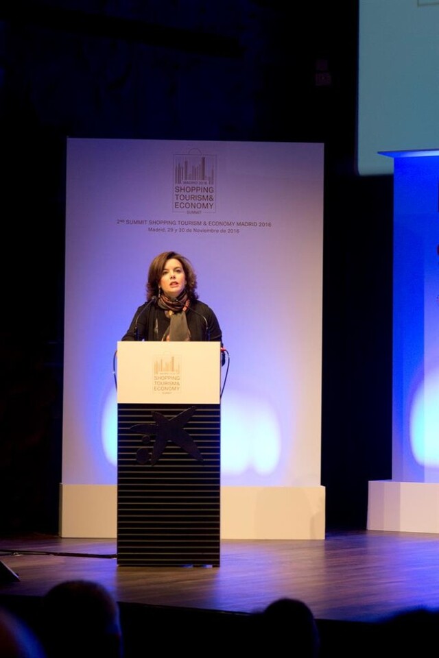 La Vicepresidenta del Gobierno, Soraya Sáenz de SantaMaría.