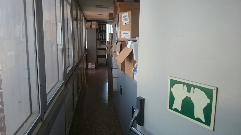 archivadores pasillo