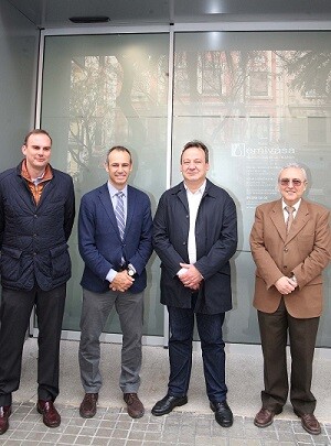 El concejal del Ciclo Integral del Agua, Vicent Sarrià, ha visitado hoy las nuevas instalaciones.