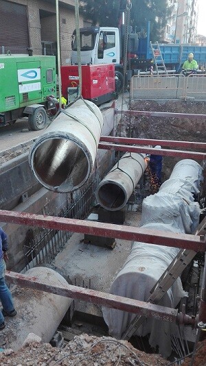 Instalación de válvula.