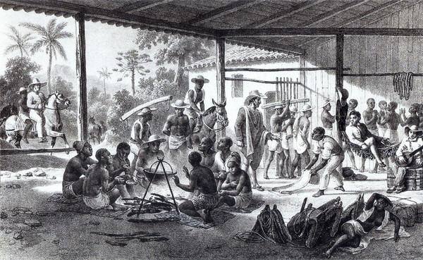 Según algunos estudiosos del mito zombi, este reproduce la tragedia de los africanos sometidos por los traficantes de esclavos y desposeídos de su identidad. Imagen: Wikipedia
