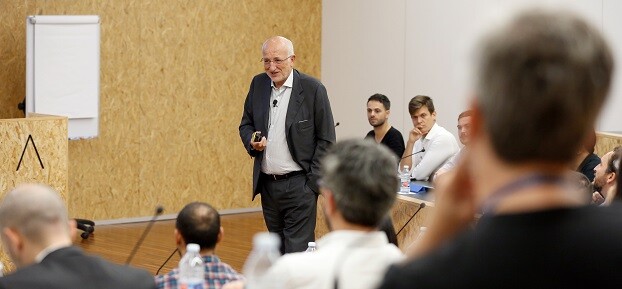 El empresario Juan Roig en una sesión con los emprendedores