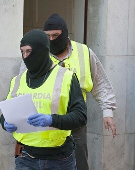 Guardia Civil en una operaciòn contra el yihadismo. (Imagen de archivo).