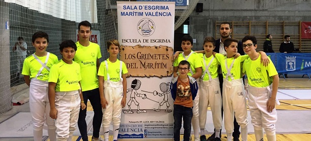 Seis alumnos del Sala d’Esgrima Marítim participarán por primera vez en un torneo internacional.