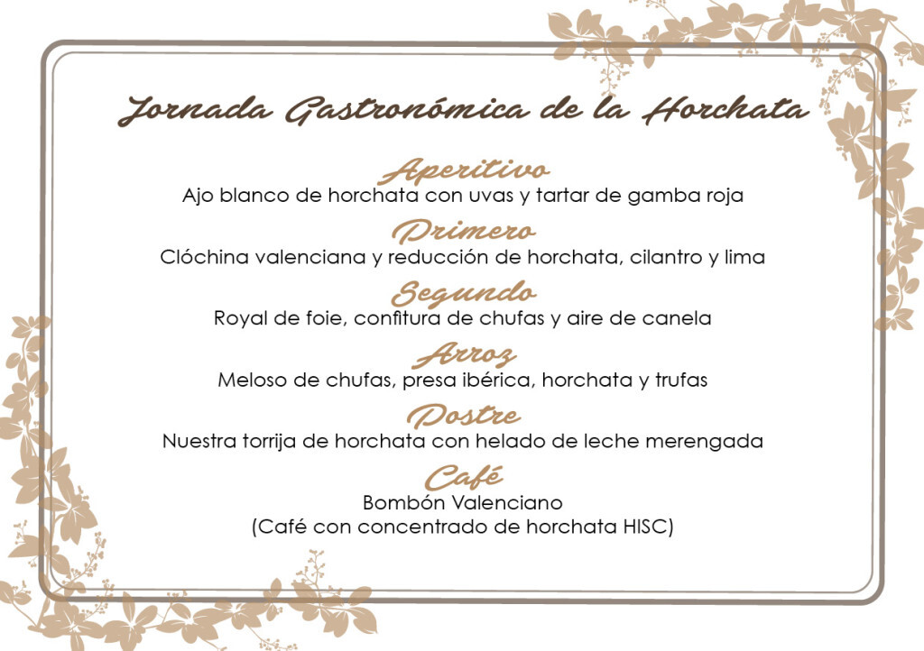 Jornada Gastronómica de la Horchata