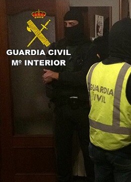 La Guardia Civil detiene a un miembro de DAESH. terrorista.