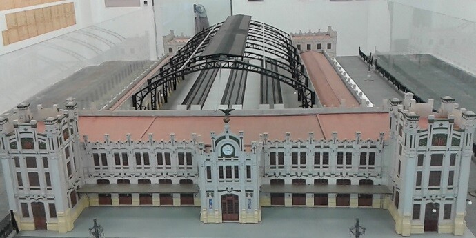 Maqueta Estación Norte. Miguel Légor.
