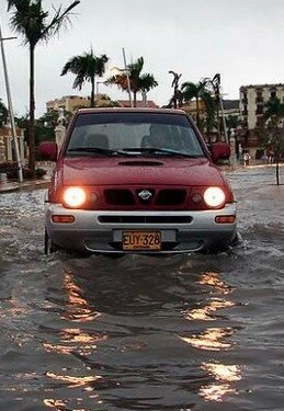 Harvey deja inundaciones en varias zonas.