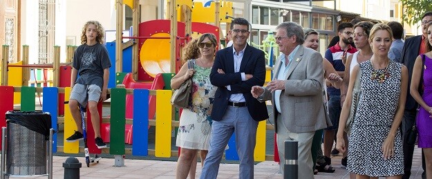 Jorge Rodríguez en una visita reciente a El Perelló.