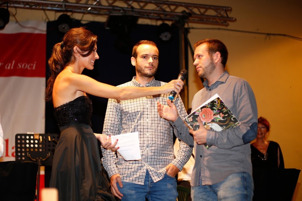 Laura Grande con Javier Marco y Pablo Martínez