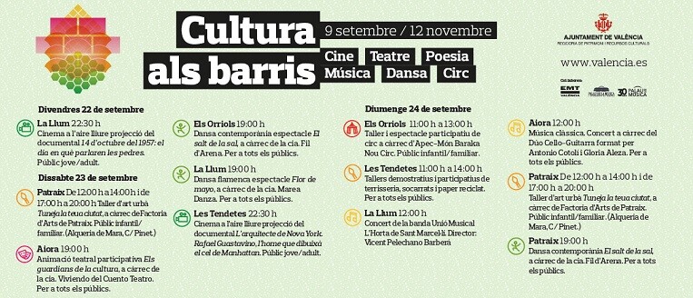 Programa de actos.