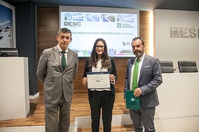 Elena Cervera Ganadora Premios Iniciativa Emprendedora