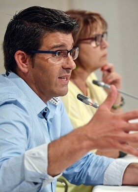 Jorge Rodríguez y Conxa García.