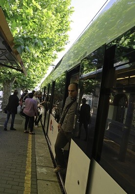 Viajeros de Metrovalencia.
