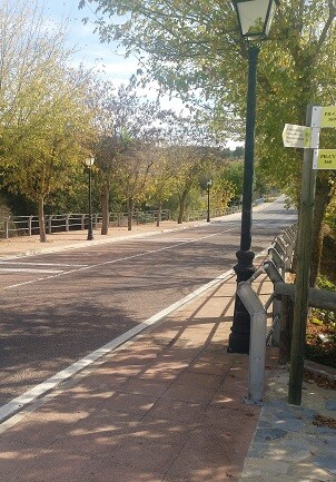 Zona por la que discurrirá la vía ciclopeatonal.