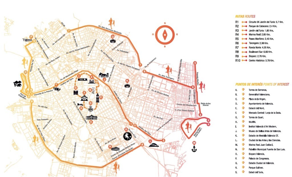 Plano Rutas