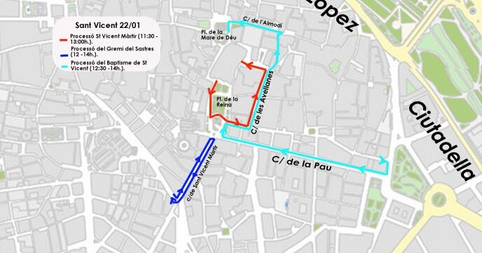 Cortes de tráfico.