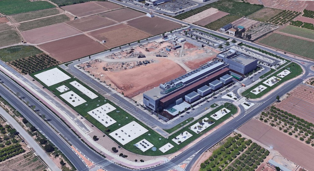 Estado actual de la parcela donde irán las nuevas oficinas de Mercadona en Albalat dels Sorells Valencia