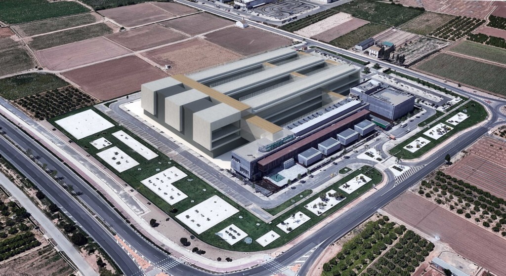 Simulación de cómo serán las nuevas oficinas de Mercadona en 2021 en Albalat dels Sorells Valencia