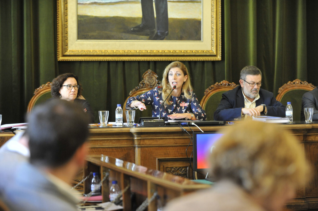 Amparo Marco al ple municipal sobre la corrupció