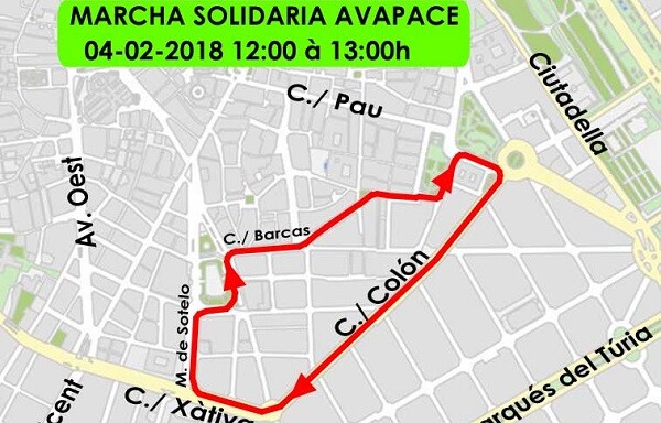 Marcha solidaria.