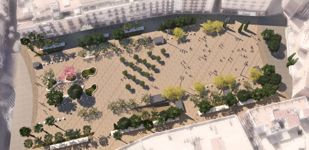 Remodelación de la plaza de la Reina Valencia (2)