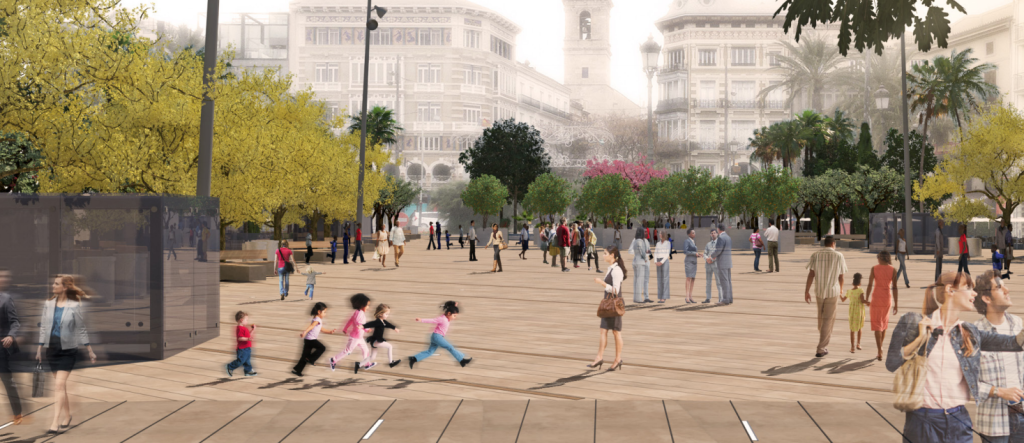 Remodelación de la plaza de la Reina Valencia (3)