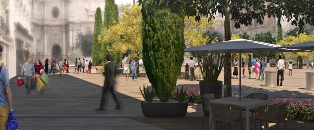 Remodelación de la plaza de la Reina Valencia (4)