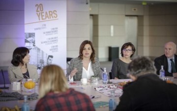 José Cuéllar 14/3/2018 Valencia, Comunitat Valenciana. La concejala de Desarrollo Económico Sostenible de València, Sandra Gómez, presenta el balance de 2017 del Palacio de Congresos.