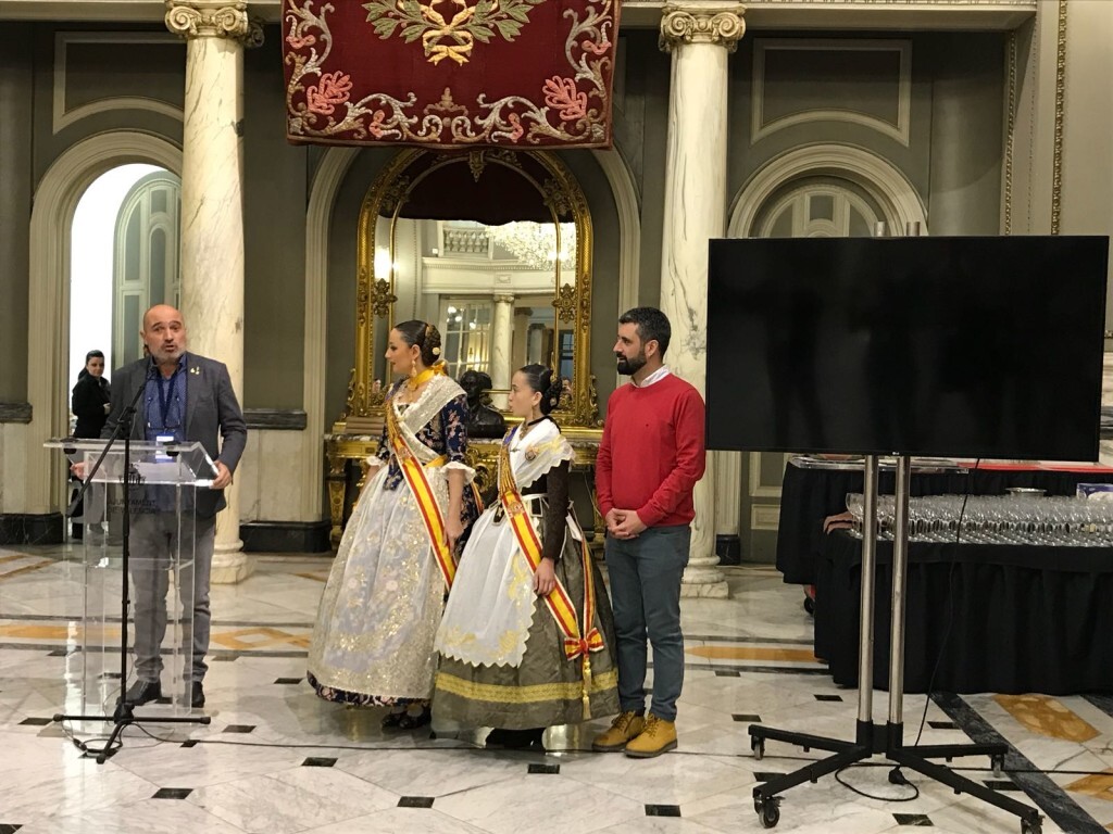 Xavier Rius, Rocío Gil, Daniela Gómez i Pere Fuset durant la presentació del vídeo_01