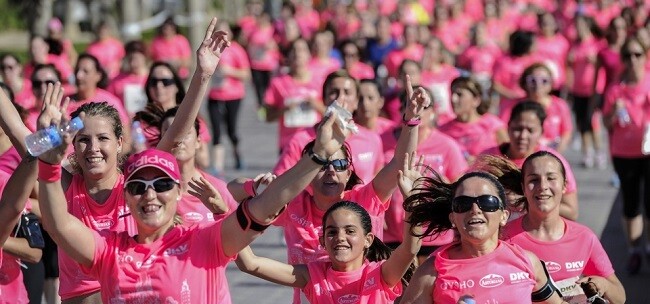 Carrera de la mujer.
