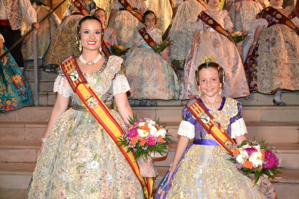 Amparo Petrie i Neus Suarez, falleres majors de Dénia 2019
