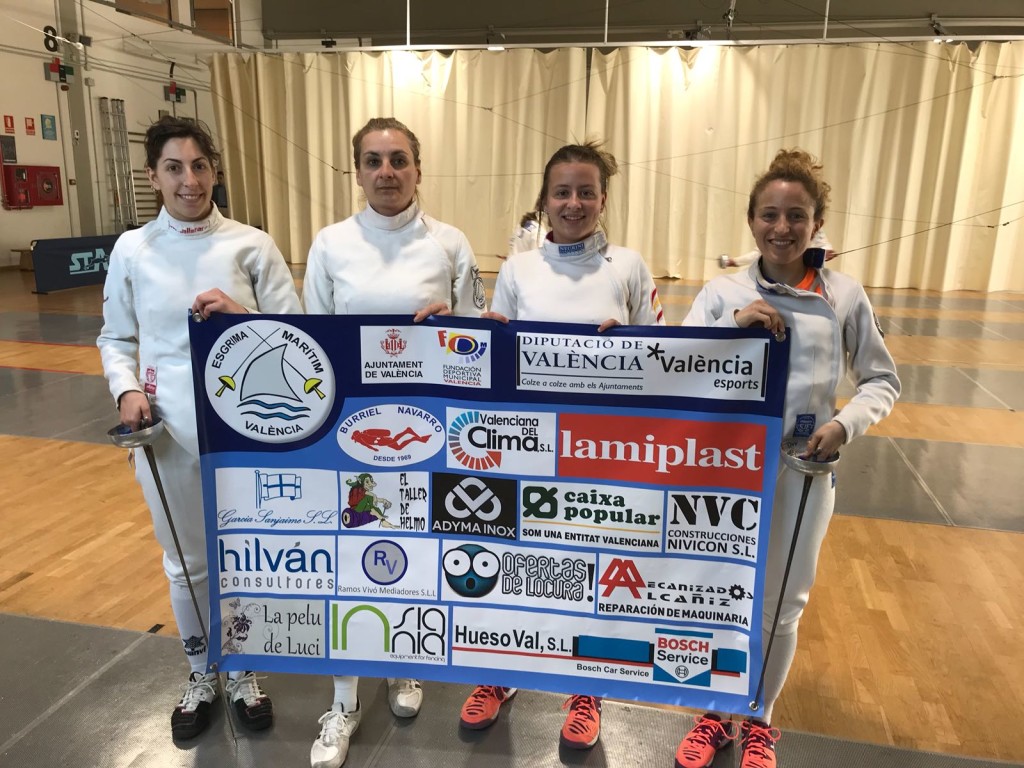 Equipo Femenino Esgrima Marítim