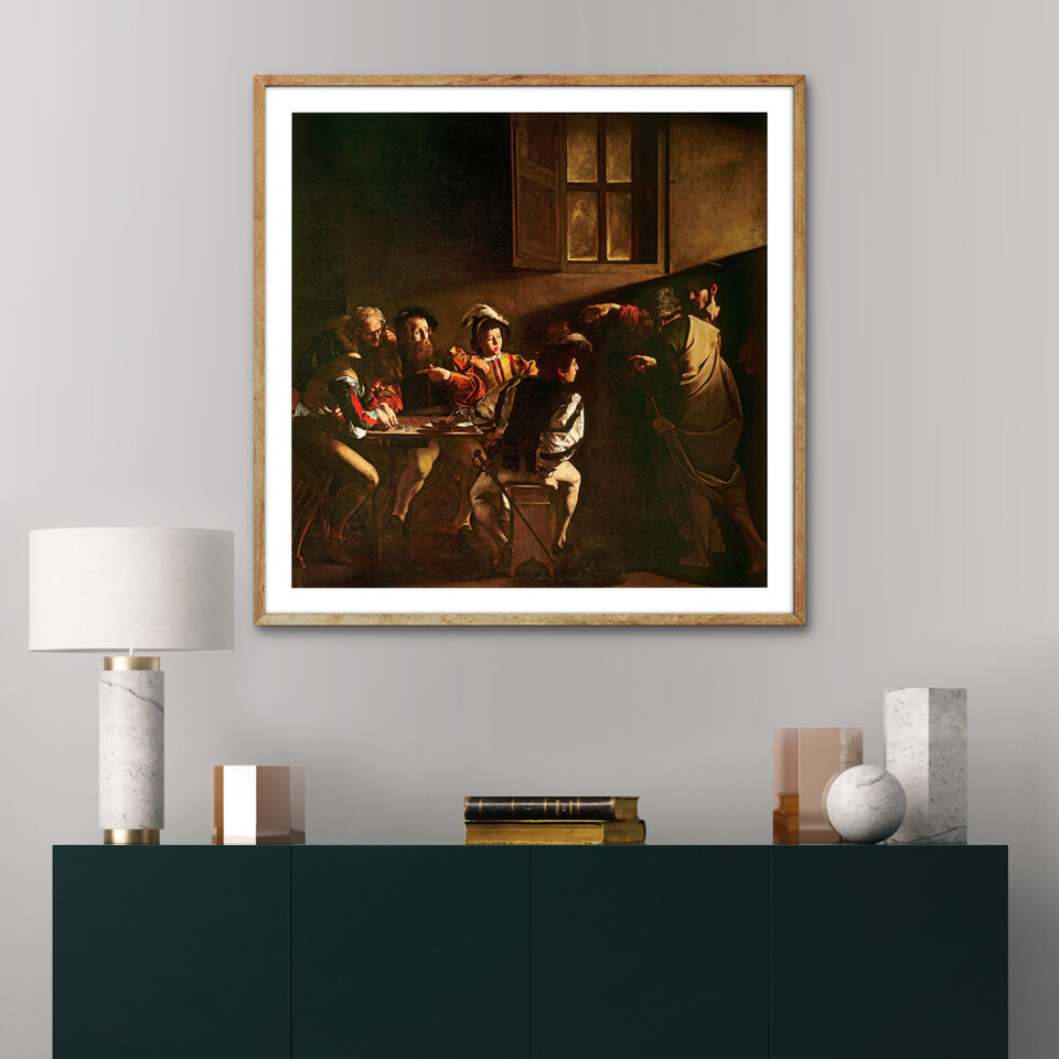 IMG Caravaggio y La vocación de San Mateo - Posterlounge