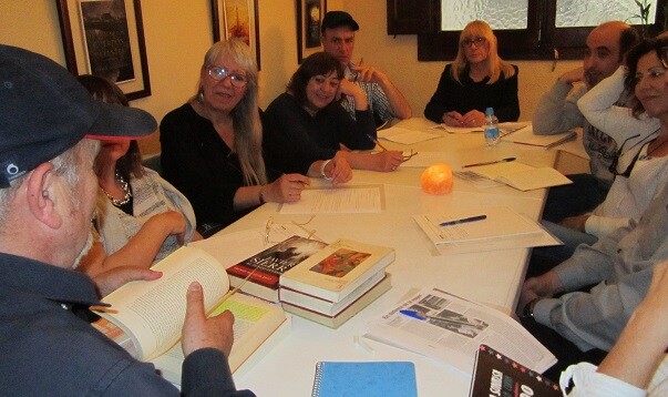 Otro momento de la master class en Valencia de Libro, Vuela Libre.