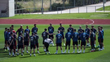 Seleccion Española Entrenamiento